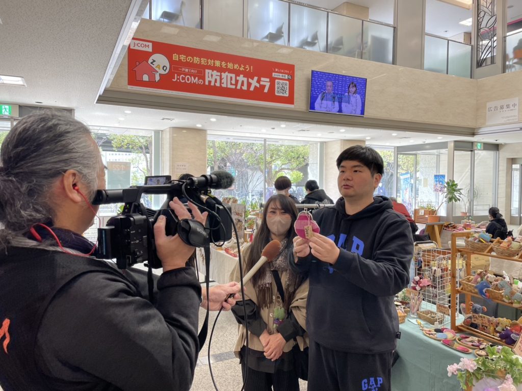 インタビュー中